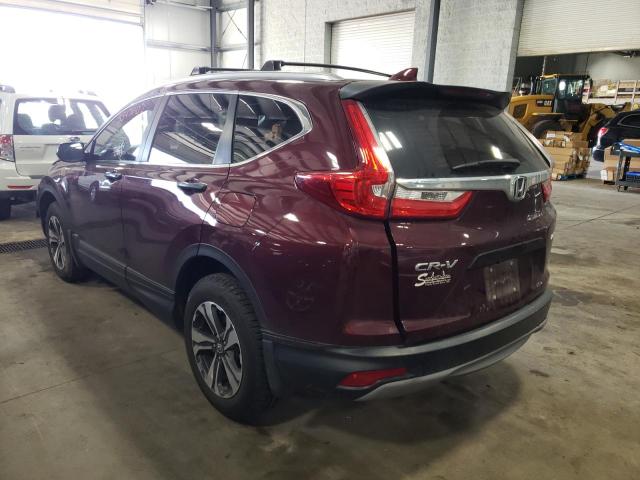 5J6RW6H35HL002970 - 2017 HONDA CR-V LX BURGUNDY photo 3