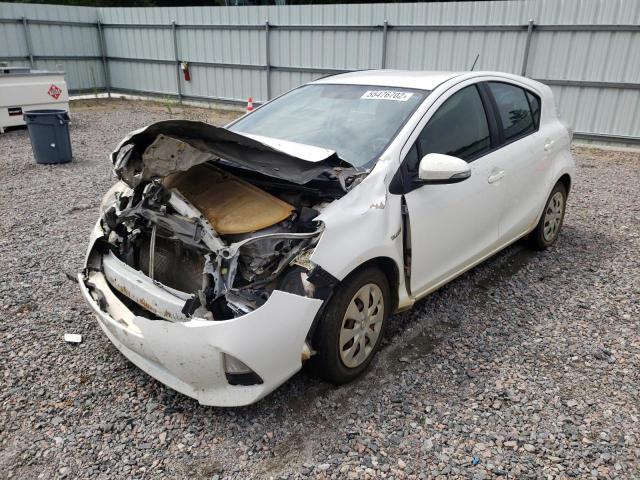 JTDKDTB38D1539049 - 2013 TOYOTA PRIUS C WHITE photo 2