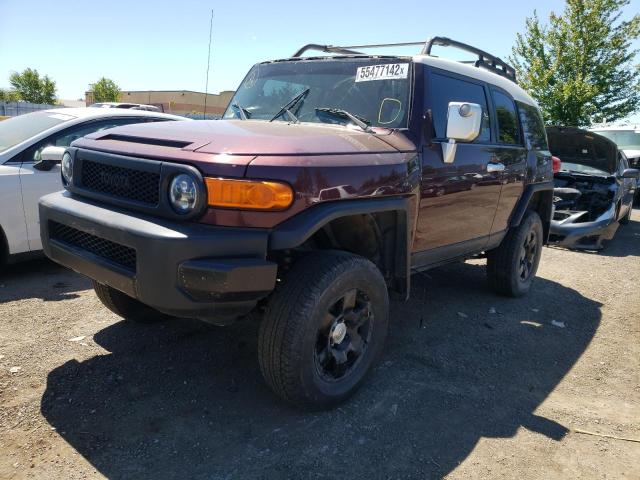 JTEBU11F270075794 - 2007 TOYOTA FJ CRUISER MAROON photo 2