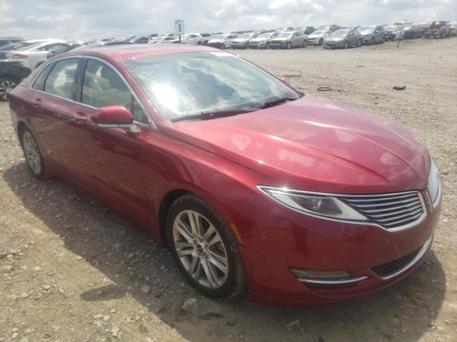 3LN6L2LU9ER806417 - 2014 LINCOLN MKZ HYBRID BURGUNDY photo 1