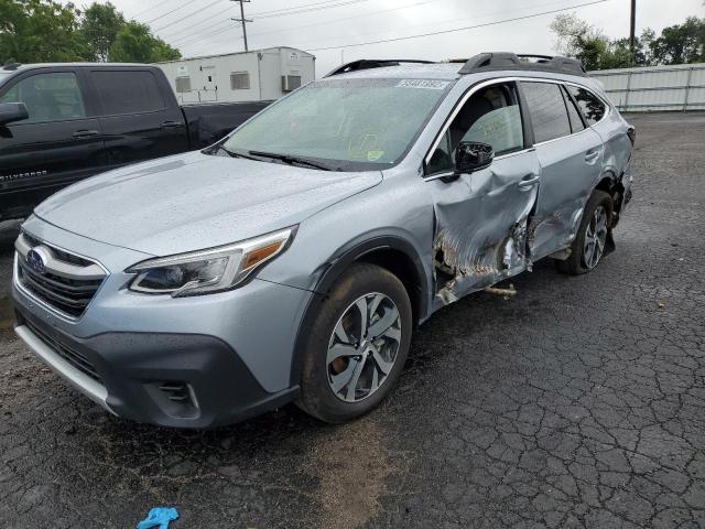 4S4BTAMC8M3175686 - 2021 SUBARU OUTBACK LI SILVER photo 2