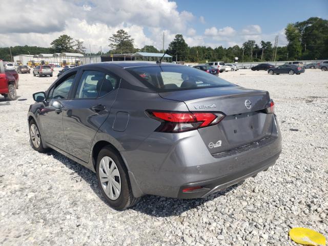 3N1CN8DV9ML859246 - 2021 NISSAN VERSA S GRAY photo 3