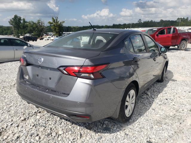 3N1CN8DV9ML859246 - 2021 NISSAN VERSA S GRAY photo 4