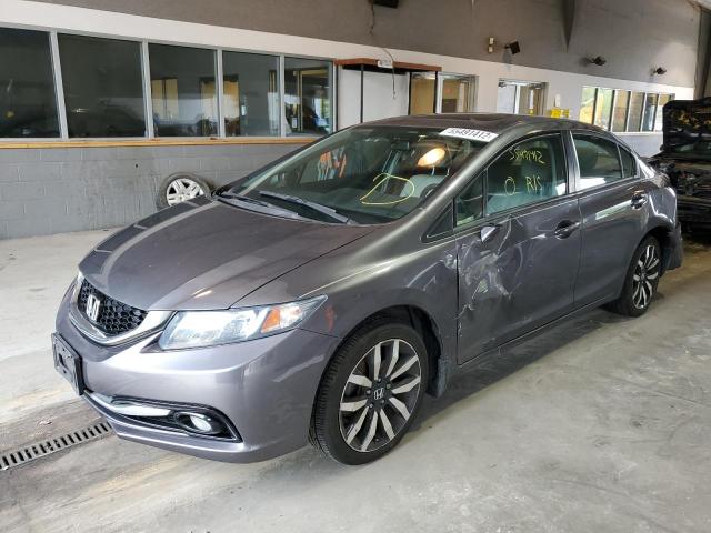 2HGFB2F90FH526107 - 2015 HONDA CIVIC EXL Grafit foto 2