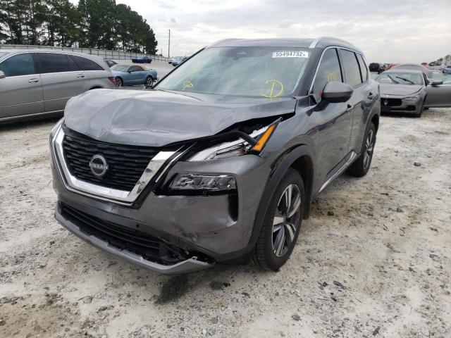 5N1BT3CB8NC698017 - 2022 NISSAN ROGUE SL GRAY photo 2