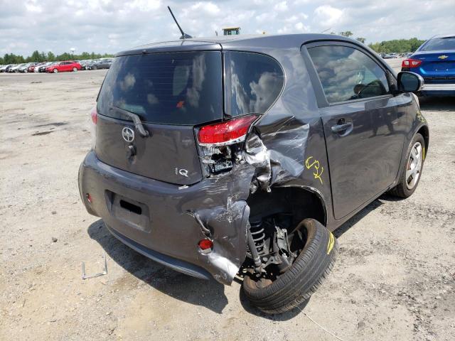 JTNJJXB0XCJ018894 - 2012 TOYOTA SCION IQ GRAY photo 4