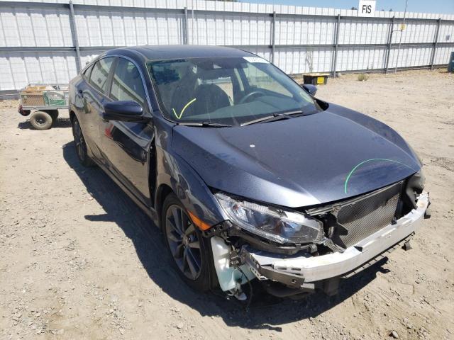 JHMFC1F79KX007047 - 2019 HONDA CIVIC EXL Mavi foto 1