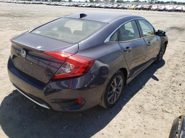 JHMFC1F79KX007047 - 2019 HONDA CIVIC EXL Mavi foto 4