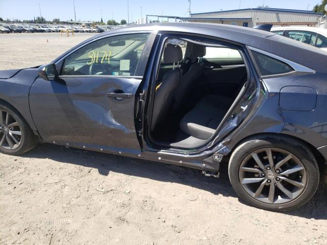 JHMFC1F79KX007047 - 2019 HONDA CIVIC EXL Mavi foto 9