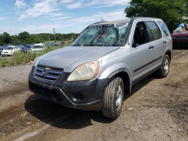 SHSRD78526U430040 - 2006 HONDA CR-V LX SILVER photo 2