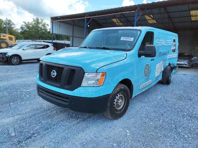 1N6BF0KM1JN810536 - 2018 NISSAN NV 1500 S BLUE photo 2