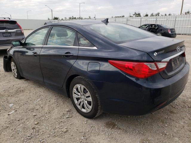 5NPEB4AC5CH315299 - 2012 HYUNDAI SONATA GLS BLACK photo 3