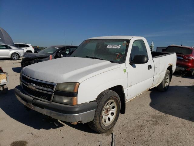 1GCEC14X06Z115082 - 2006 CHEVROLET SILVERADO WHITE photo 2