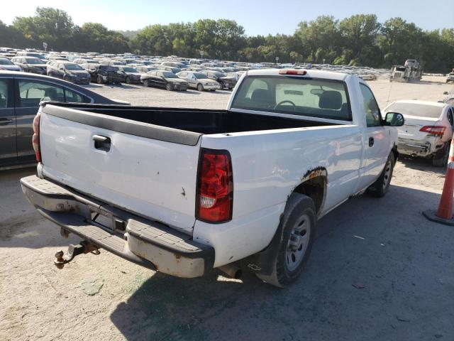 1GCEC14X06Z115082 - 2006 CHEVROLET SILVERADO WHITE photo 4