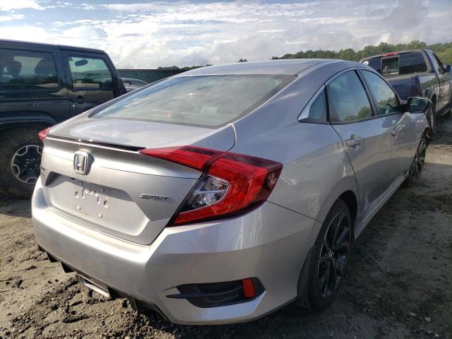 2HGFC2F85LH589929 - 2020 HONDA CIVIC SPOR SILVER photo 4
