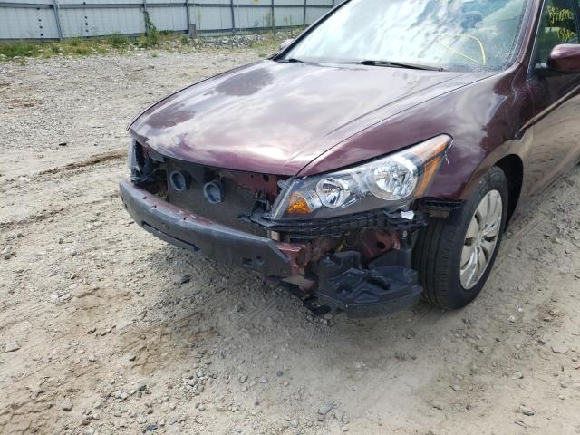 1HGCP2F31AA016436 - 2010 HONDA ACCORD LX BURGUNDY photo 10