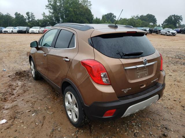 KL4CJASB4GB539082 - 2016 BUICK ENCORE BROWN photo 3