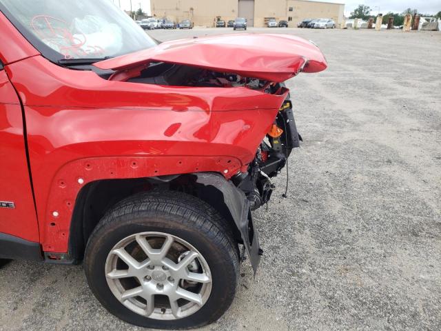 ZACNJBAB3KPJ79532 - 2019 JEEP RENEGADE S RED photo 9