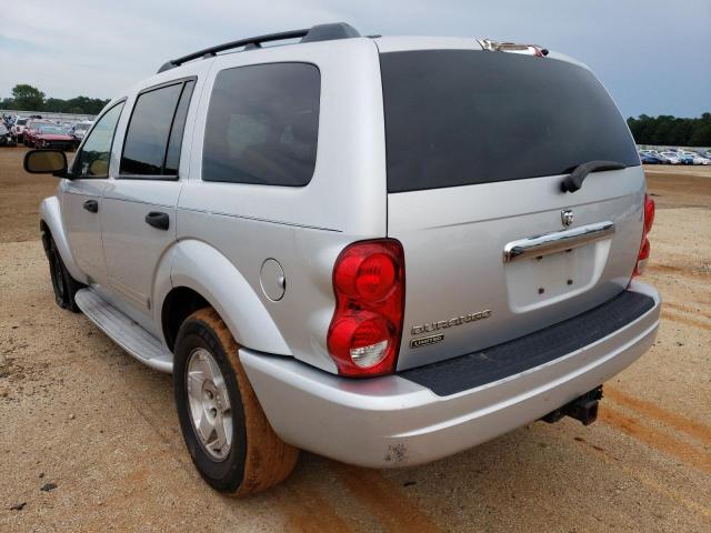 1D4HB58N44F139323 - 2004 DODGE DURANGO LI SILVER photo 3