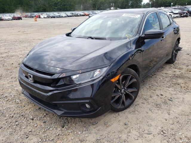 19XFC2F88KE031520 - 2019 HONDA CIVIC SPOR BLACK photo 2