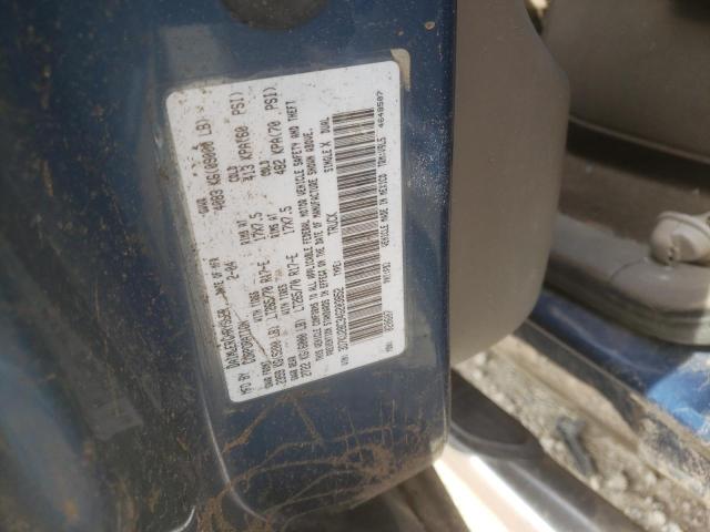 3D7KU28C34G203852 - 2004 DODGE RAM 2500 S Mavi foto 10