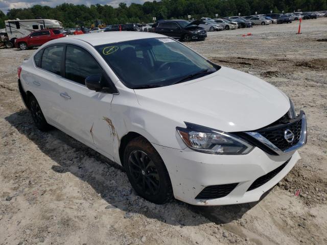 3N1AB7AP5JY305006 - 2018 NISSAN SENTRA S/S WHITE photo 1