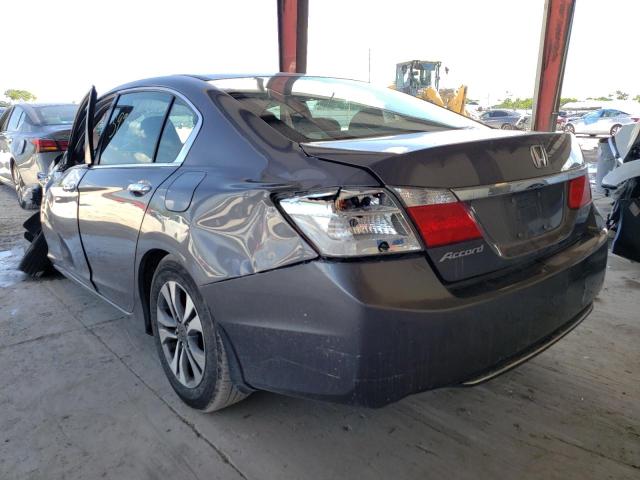 1HGCR2F38FA241972 - 2015 HONDA ACCORD GRAY photo 3