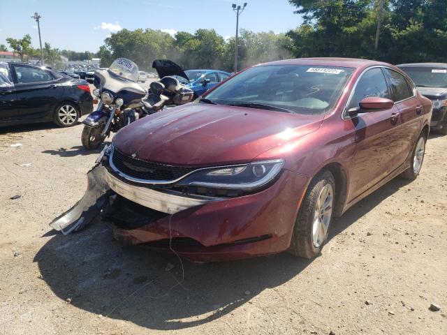 1C3CCCAB8FN532232 - 2015 CHRYSLER 200 LIMITE MAROON photo 2