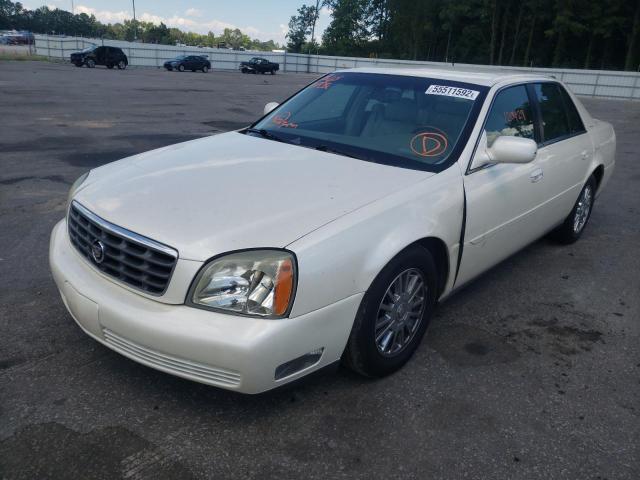 1G6KE54Y43U128877 - 2003 CADILLAC DEVILLE DH WHITE photo 2