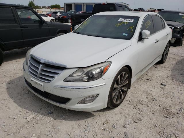 KMHGC4DH8DU240436 - 2013 HYUNDAI GENESIS 5. WHITE photo 2