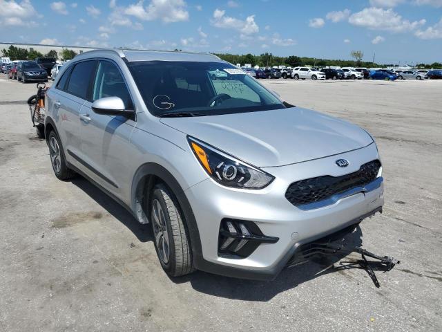 KNDCB3LC1M5468925 - 2021 KIA NIRO LX SILVER photo 1