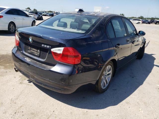 WBAVB13506PT00678 - 2006 BMW 3 SERIES BLUE photo 4