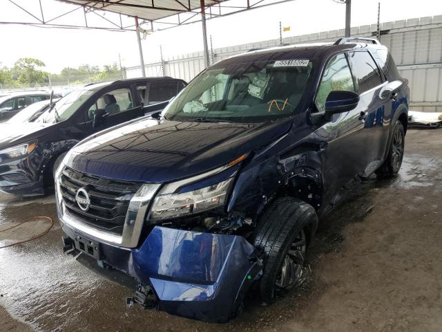 5N1DR3BC0NC219865 - 2022 NISSAN PATHFINDER BLUE photo 2