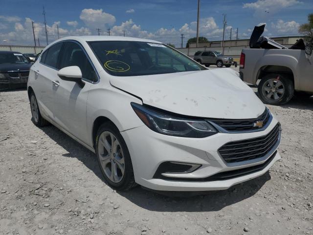 3G1BF6SM5JS625085 - 2018 CHEVROLET CRUZE PREM WHITE photo 1