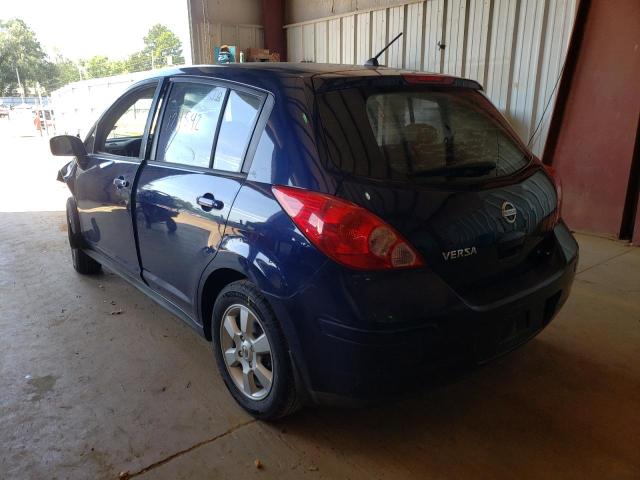 3N1BC13E07L368434 - 2007 NISSAN VERSA S BLUE photo 3