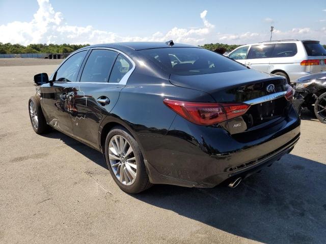 JN1EV7BR0NM340764 - 2022 INFINITI Q50 LUXE BLACK photo 3