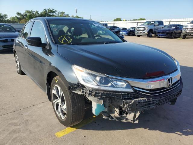 1HGCR2F32GA217085 - 2016 HONDA ACCORD LX BLACK photo 1