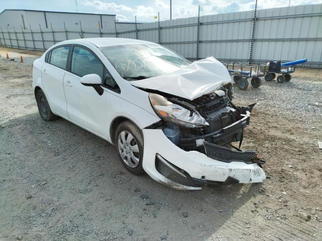 KNADM4A30G6646939 - 2016 KIA RIO LX WHITE photo 1