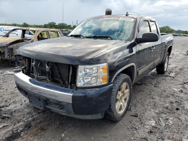 1GCEC19J08Z259397 - 2008 CHEVROLET SILVERADO BLACK photo 2