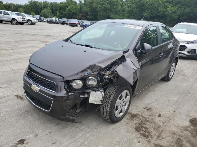 1G1JB5SH1D4199906 - 2013 CHEVROLET SONIC LS BROWN photo 2