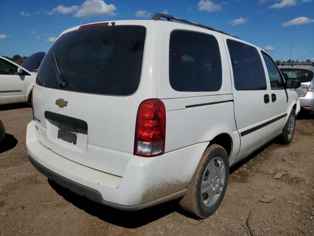 1GNDV13W17D133319 - 2007 CHEVROLET UPLANDER WHITE photo 4