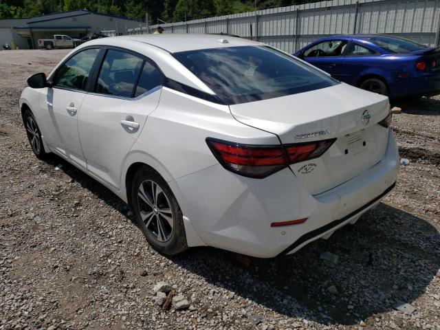 3N1AB8CV3LY232948 - 2020 NISSAN SENTRA SV WHITE photo 3