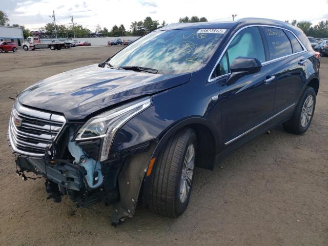 1GYKNDRS7HZ302750 - 2017 CADILLAC XT5 LUXURY BLUE photo 2