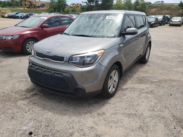 KNDJN2A26E7063815 - 2014 KIA SOUL GRAY photo 2