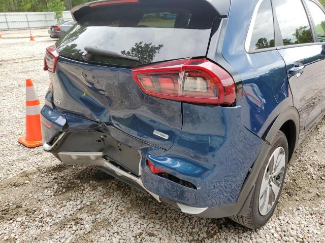 KNDCB3LCXK5265903 - 2019 KIA NIRO FE BLUE photo 9