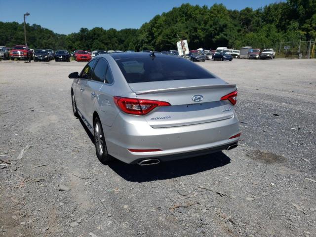 5NPE34AF7FH245459 - 2015 HYUNDAI SONATA SPO SILVER photo 3