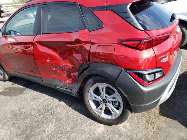 KM8K3CAB7NU832111 - 2022 HYUNDAI KONA SEL RED photo 9