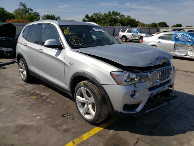 5UXWX9C32H0W74452 - 2017 BMW X3 XDRIVE2 SILVER photo 1