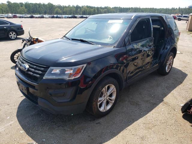 1FM5K8AR2HGC91059 - 2017 FORD EXPLORER P BLACK photo 2