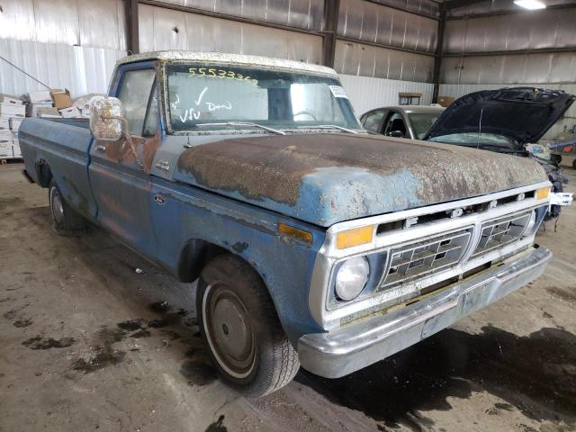 F10HLY83263 - 1977 FORD F-150 BLUE photo 1